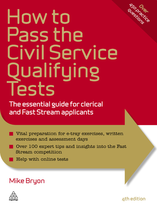 Title details for How to Pass the Civil Service Qualifying Tests by Mike Bryon - Available
